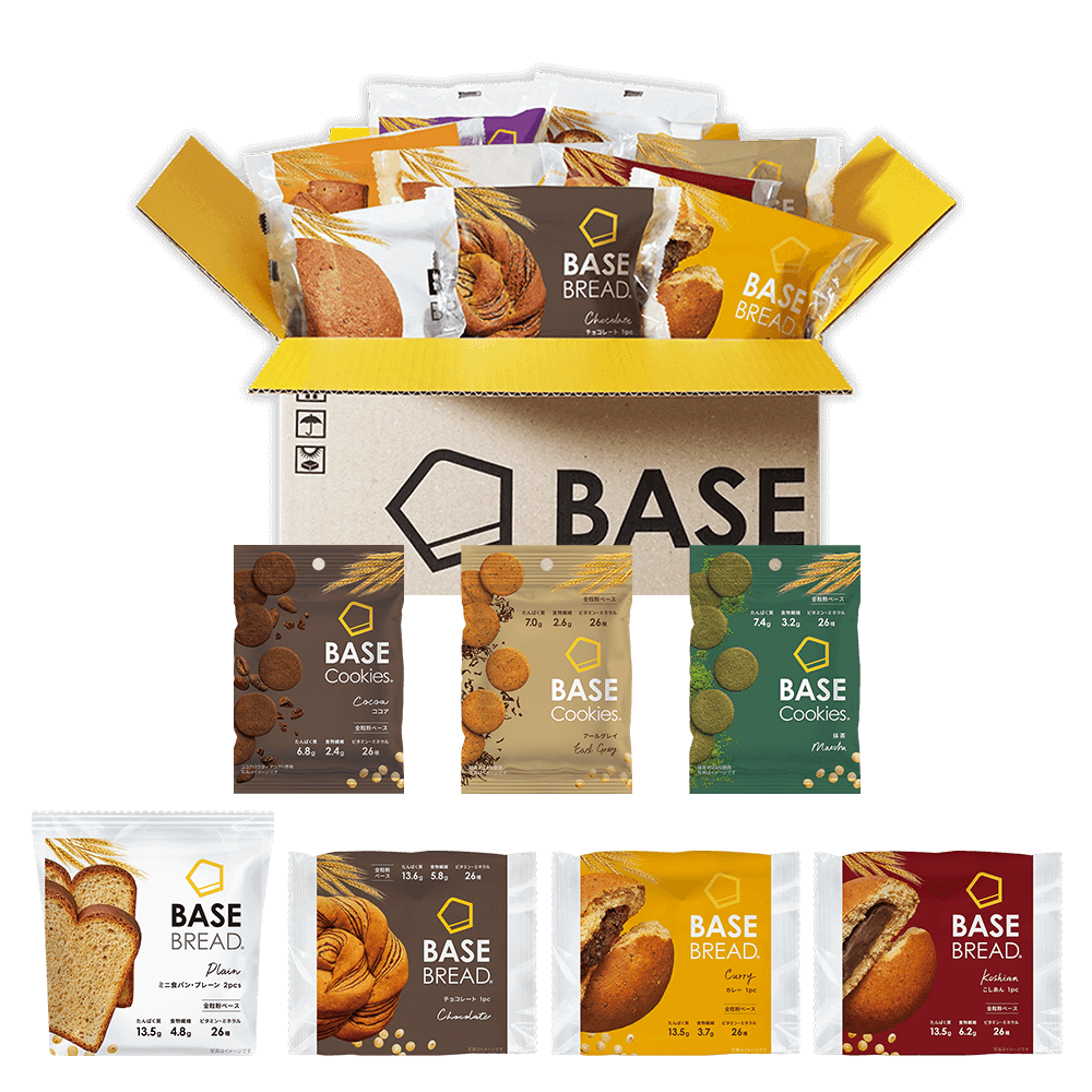 BASE FOOD定期購買 麵包8袋&餅乾6袋組合